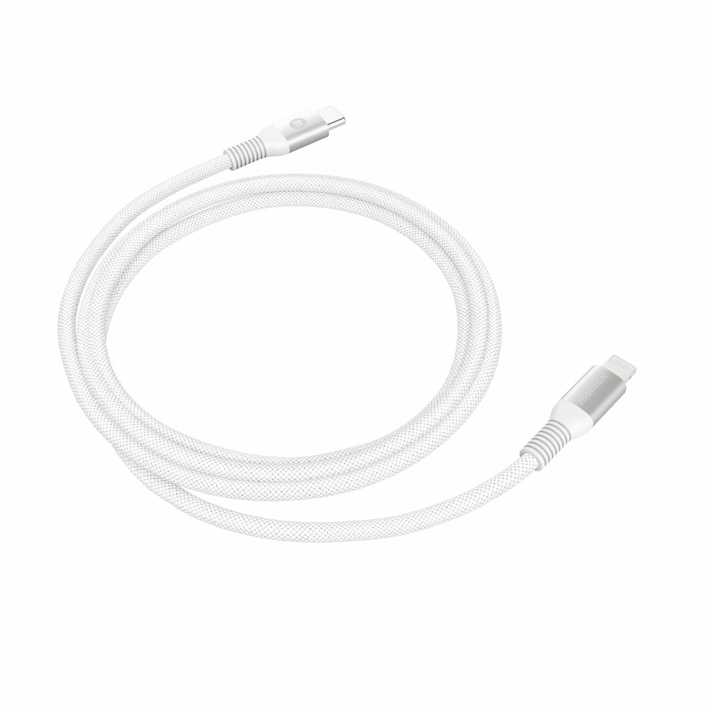 MOMAX Braided Lightning Cable 1.2m PD Fast Charging Cable USB C to Lightning Charging Cord [MFi Certified]