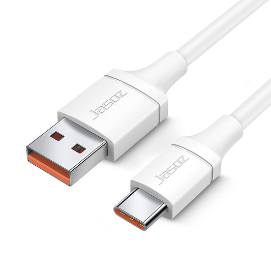 JASOZ T-D187 0.25m 6A Fast Charging Data Cable USB to Type-C Cord