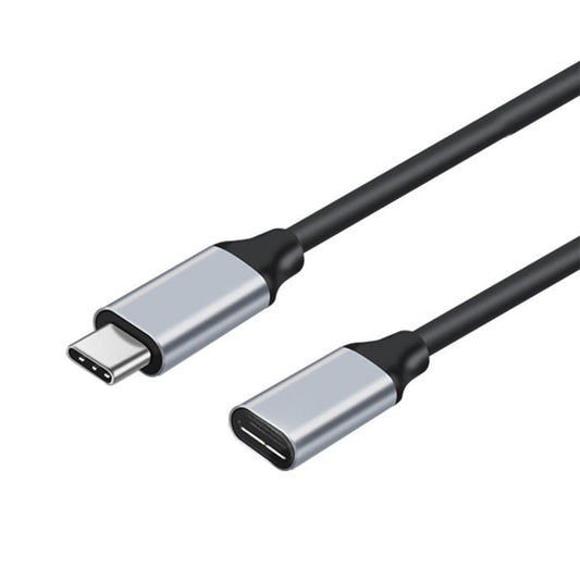 USB 3.1 Type C Cable Extension Cable 3A PD 60W Male to Female Fast Charging 4K 60HZ Video Transmission Cable Cord, 0.5m