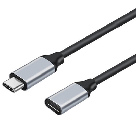 PD 60W Fast Charge Type C Male to Female Extension Cable Charging 400Mbp/s Sync Cord 4K Video Output, 0.25m