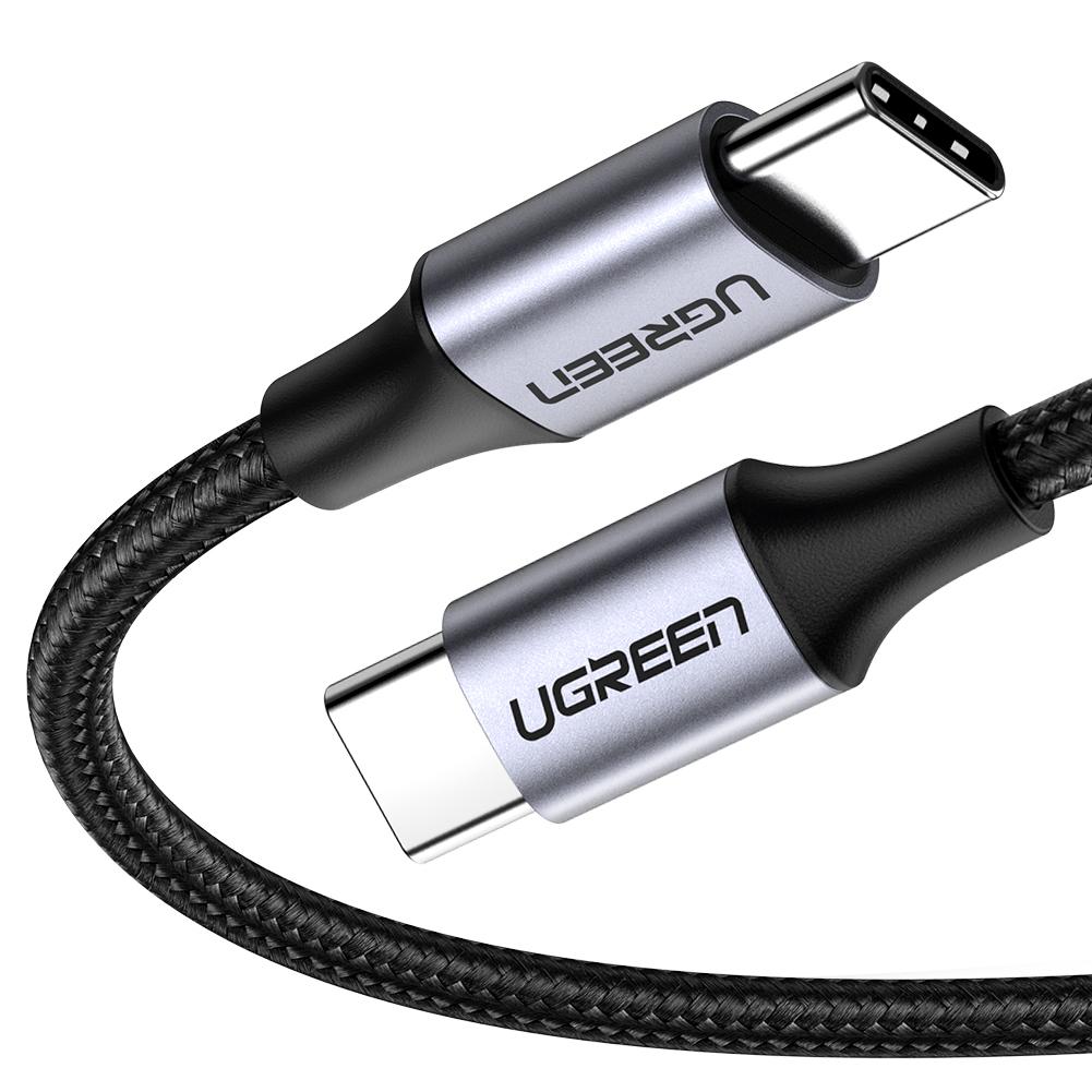 UGREEN 0.5m for Huawei Matebook/MacBook/iPad Pro USB C to C 60W PD Fast Charging Data Cable