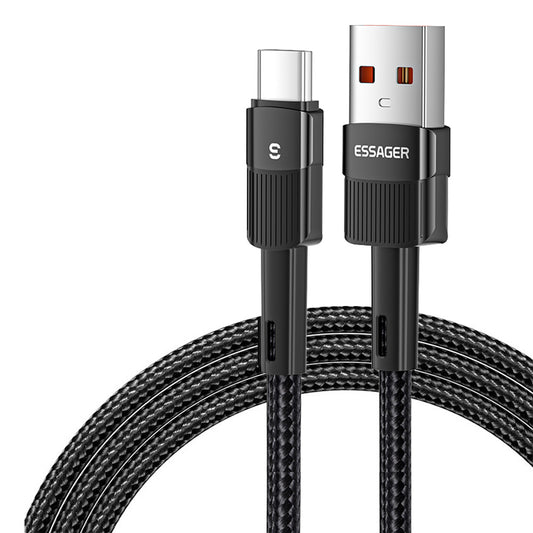 ESSAGER 3m USB to Type C Cable Fast Charging 480Mbps Transmission Cord