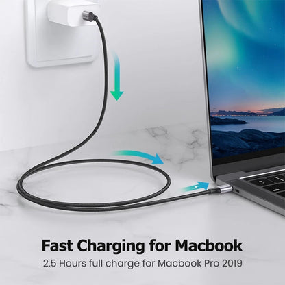 30cm USB C Cable Thunderbolt 3.0 Cable 10Gbps Date Transfer Fast Charge Cord Compatible for MacBook and More