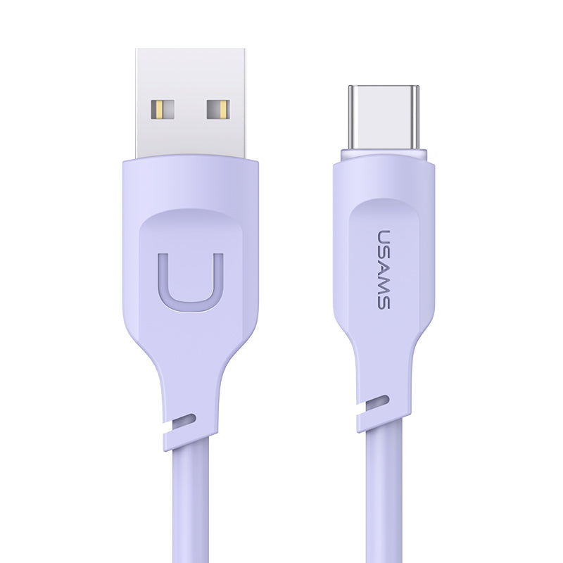 USAMS US-SJ568 Lithe Series 1.2m Type-C to USB 6A Fast Charging Data Transfer Cable with LED Indicator