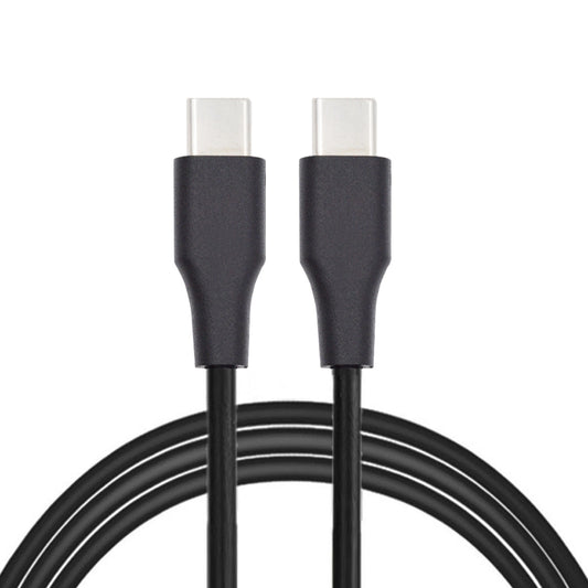 UC-072-BK-2.0M 65W Fast Charging Cable Type-C Male to Type-C Male USB 2.0 Data Cord