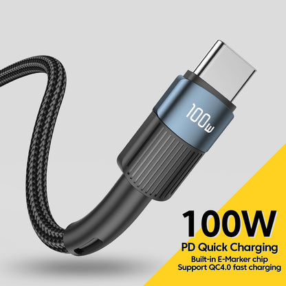 ESSAGER 2m Super Long USB C PD 100W Fast Charging Charge Cord 480Mbps Data Transmission Cable