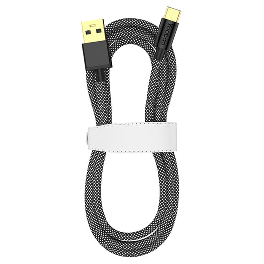 YOOBAO V3 1.2m USB to Type-C Cable Nylon Braided 5A Fast Charging Data Transmission Cord