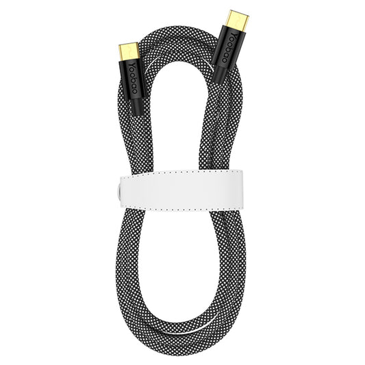 YOOBAO V3 2m Dual Type-C Plug Charging Cord Nylon Braided 66W Fast Charging Data Transfer Cable