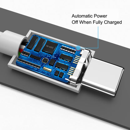 YOOBAO YB-401C 1.2m 5A High Current Fast Charging Data Cable USB-A to Type-C TPE Round Wire