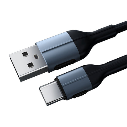 XUNDD 1m PD 20W USB-A to Type-C Braided Cable for Fast Charging and Data Transfer