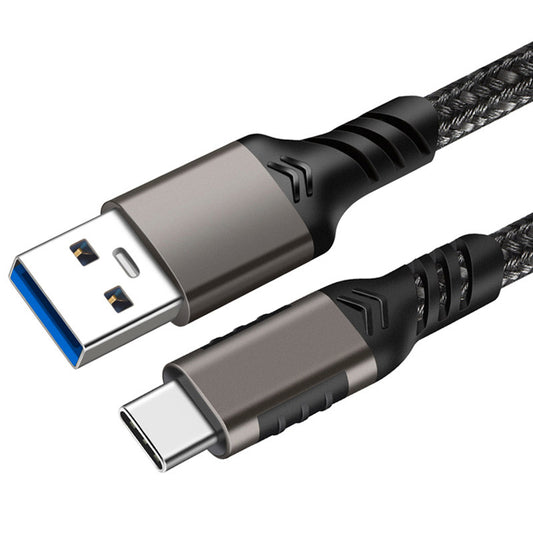 0.5m USB 3.2 10Gbps Cable USB to Type-C Cord SSD Hard Drive Connection Wire 3A 60W QC 3.0 Fast Charging