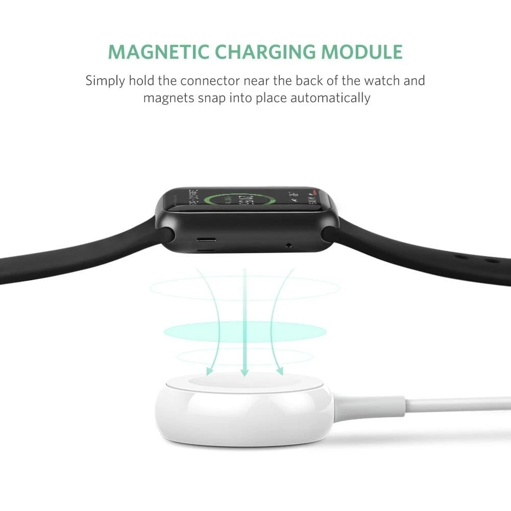 UGREEN 50518 Portable MFi Certification Smart Watch Magnetic Wireless Charger for Apple Watch