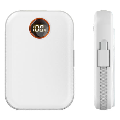 E34 10000mAh External Battery Pack Portable Magnetic Wireless Power Bank with Type-C Cable/LED Display