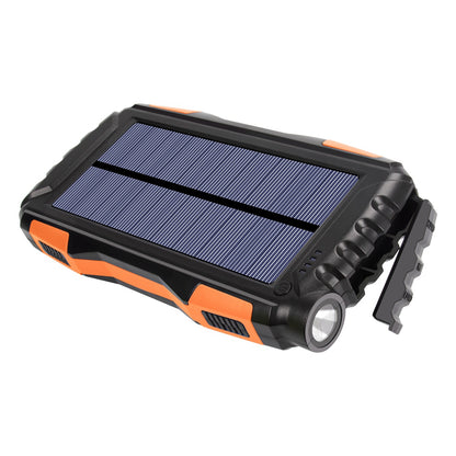 TS-819 Outdoor Solar Power Bank 20000mAh Camping Portable Charger External Battery Pack with LED Flashlight