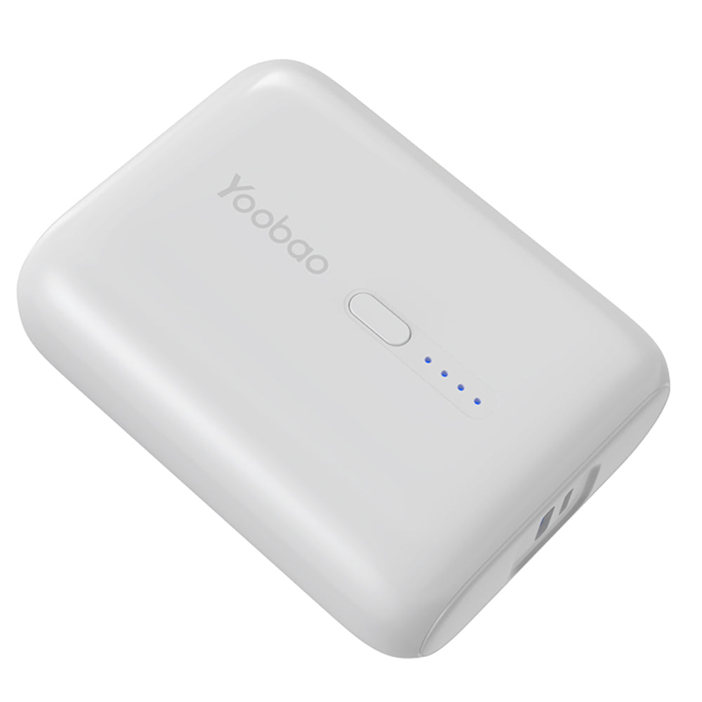 YOOBAO PD20 10000mAh Power Bank Cell Phone Portable Charger Mini External Battery Pack with Indicator Light