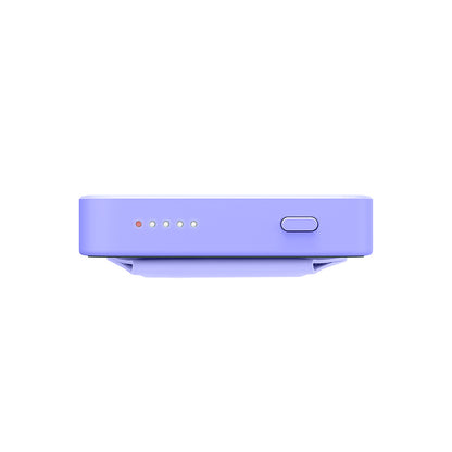 MOMAX Q.MAG Power9 5000mAh External Battery Pack Magnetic Wireless Power Bank USB-C Output Portable Charger with Stand