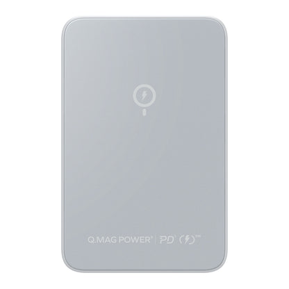 MOMAX Q.MAG Power9 5000mAh External Battery Pack Magnetic Wireless Power Bank USB-C Output Portable Charger with Stand