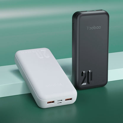 YOOBAO S8P Mini 20000mAh Power Bank External Battery Pack SCP22.5W+PD20W Super Fast Charging Portable Charger Support Two-Way Flash Charging with Indicator Lights