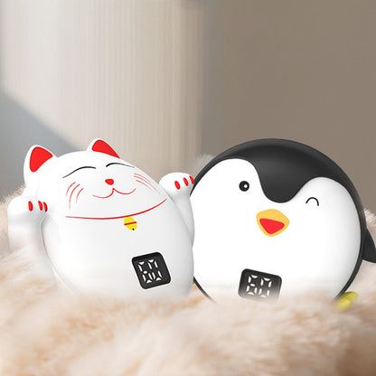 2 in 1 Digital Display 3s Fast Heating Cartoon Hand Warmer 10000mAh Portable Power Bank