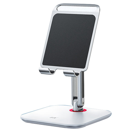 XIAOTIAN X36 PU Leather Coated Mobile Phone Holder Height and Angle Adjustable Folding Desktop Bracket Stand