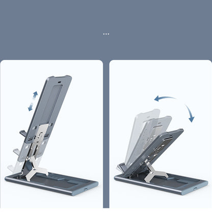 XIAOTIAN X47 Desktop Adjustable Phone Tablet Holder Foldable Aluminum Alloy Cellphone Stand