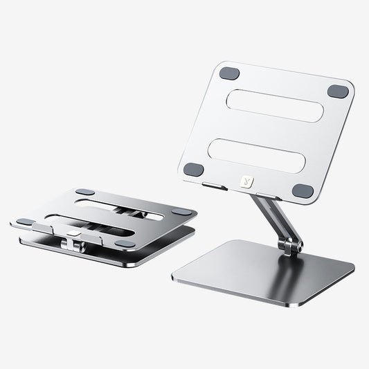 XIAOTIAN X46 Hollow Panel Folding Stand Aluminum Alloy Adjustable Desktop Bracket for Mobile Phone / Tablet