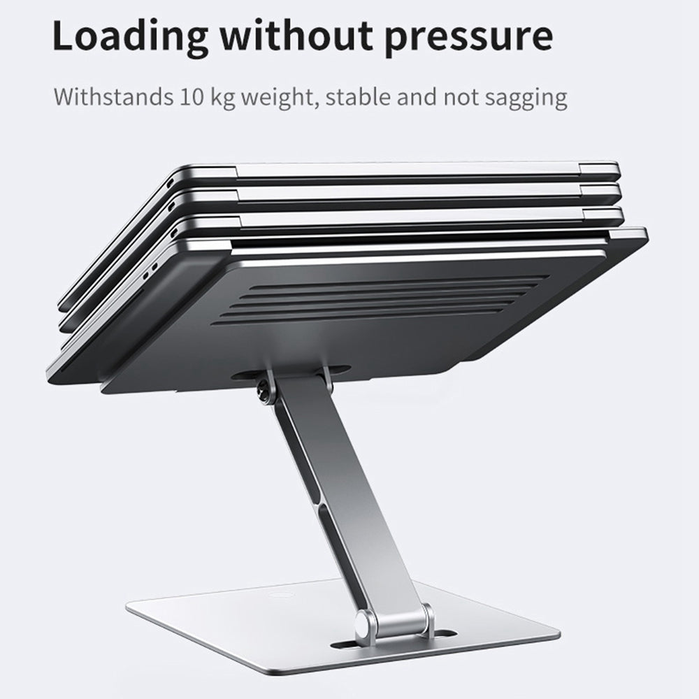 XIAOTIAN P10 17.3-inch Laptop Holder Aluminum Alloy Folding Notebook Stand Adjustable Cooling Riser