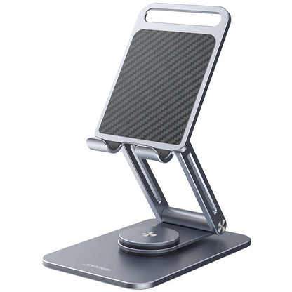 XIAOTIAN X58 Aluminum Alloy Portable Phone Holder Folding Desktop Tablet Stand with Rotating Base