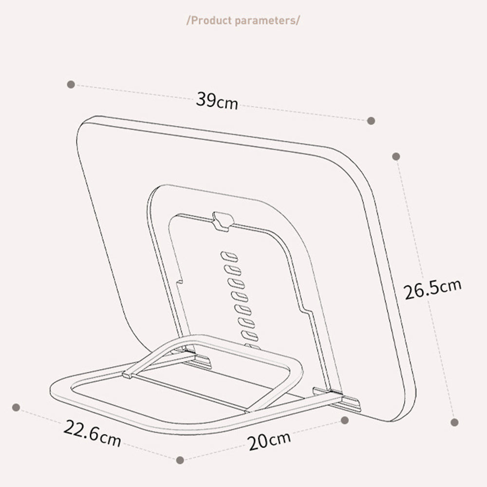 XIAOTIAN YD06 Wooden Book Stand Folding Desktop Book Holder Portable Multi-Angle Adjustable Reading Stand