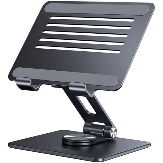 XIAOTIAN X59 Aluminum Alloy Desktop Tablet Stand Portable Folding Tablet Holder with Rotating Base