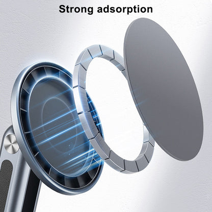 XIAOTIAN X56 Magnetic Folding Metal Phone Stand Portable Rotating Desktop Cell Phone Holder