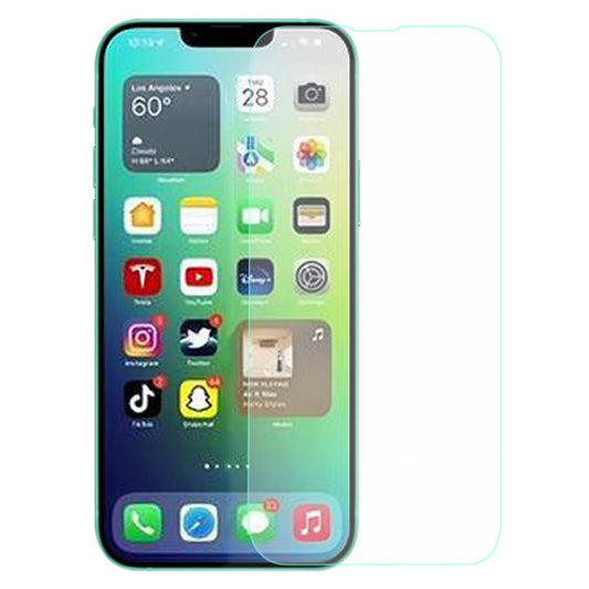 AMORUS For iPhone 14 Plus 6.7 inch 9H Hardness 2.5D Arc Phone Screen Protector Anti-explosion High Aluminum-silicon Glass Phone Protective Film