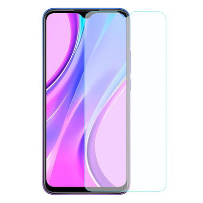 AMORUS For Xiaomi Redmi 9 Anti-scratch Fingerprint-proof 2.5D Arc 9H Hardness High Aluminum-silicon Glass Screen Protection Screen Film