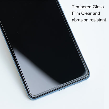 AMORUS For Xiaomi Redmi 9 Anti-scratch Fingerprint-proof 2.5D Arc 9H Hardness High Aluminum-silicon Glass Screen Protection Screen Film