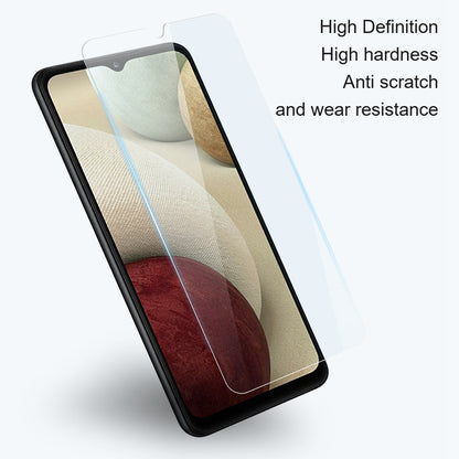 AMORUS For Samsung Galaxy A22 4G (EU Version) High Aluminum-silicon Glass Screen Protector 2.5D Arc Edge 9H Hardness Anti-scratch Film