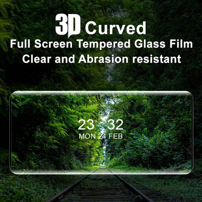 IMAK for vivo X80 5G/X80 Pro 5G/X80 Pro+ 5G Clear Screen Protector Full Coverage Side Glue 3D Curved Scratch Resistant AGC Glass Film