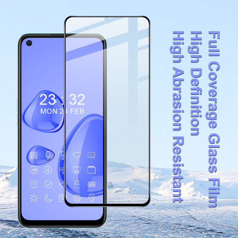 IMAK Pro+ Series for OnePlus Nord CE 2 Lite 5G / Oppo K10x 5G HD Ultra Clear Full Screen Protector Shatterproof Full Coverage Tempered Glass Film