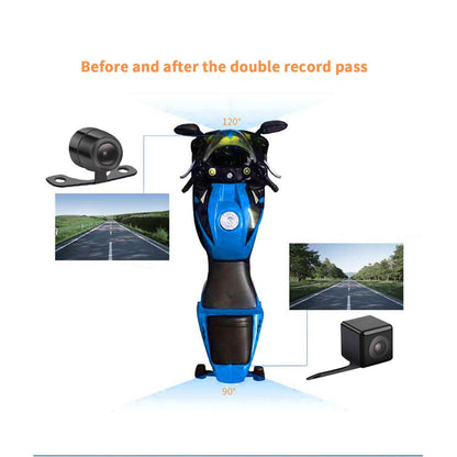 2.0 Inch Screen 720P Motorcycle DVR Automatic Shutdown Parking Monitoring Loop Recording Motorbike Camera (CE Certificated)