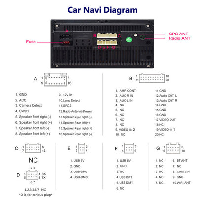 1G+16G HD Large Screen Android Car Navigation for Volvo XC90 04-14