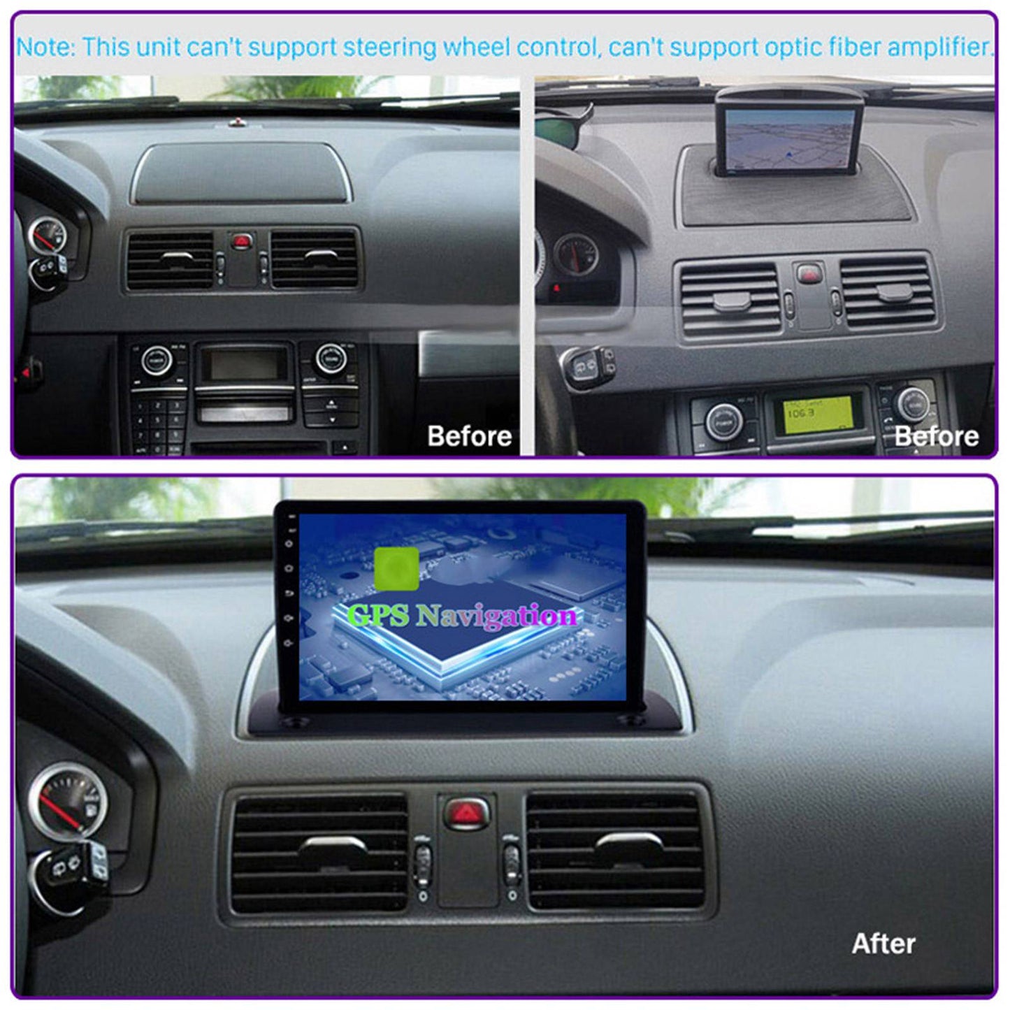 1G+16G HD Large Screen Android Car Navigation for Volvo XC90 04-14