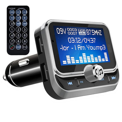 BC32 LCD Bluetooth MP3 Player Dual USB Car Charger FM Transmitter with Remote Control