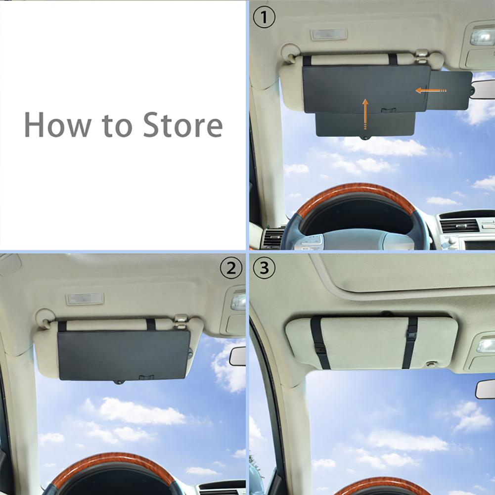 Universal Car Sun Visor Extender Anti-glare Sun Blocker Car Window Sunshade UV Rays Blocker Auto Accessories