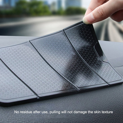 R-1337 Foldable Car Anti-slip Mat Sunglasses Electronics Phone Holder Stand Non-slip Sticky Washable Dashboard Pad