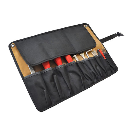 BA-G0012 Portable Tools Storage Roll Pouch Repair Tools Hanging Bag Multi Pockets Organizer