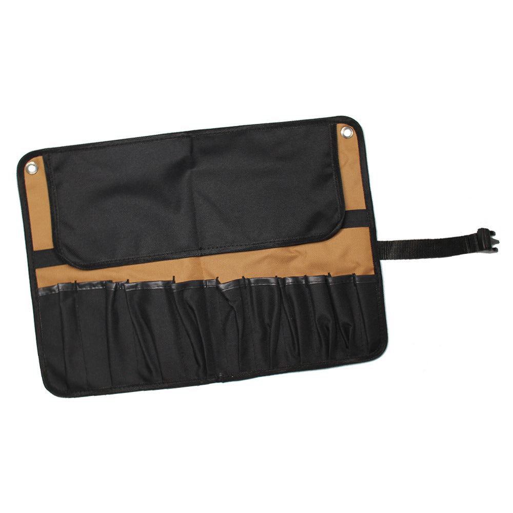 BA-G0012 Portable Tools Storage Roll Pouch Repair Tools Hanging Bag Multi Pockets Organizer