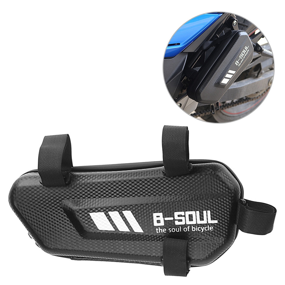 B-SOUL 2L Waterproof Motorcycle Side Bag Repair Tools Storage Hard Shell Bag, Left Side