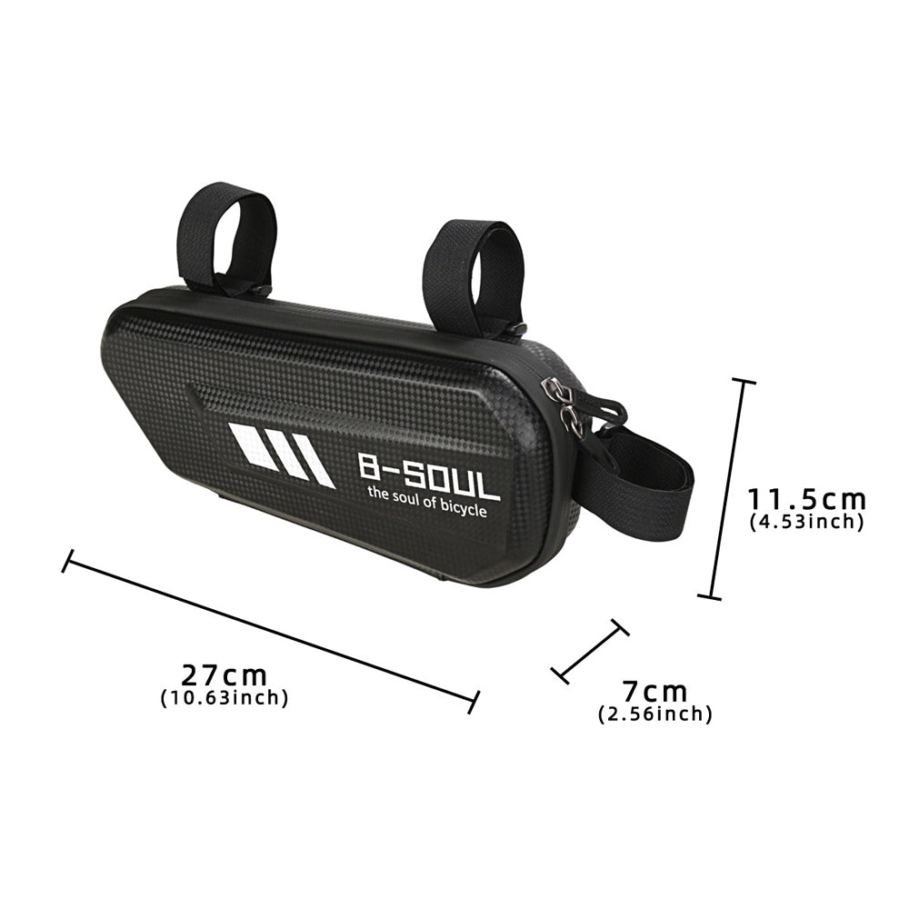 B-SOUL 2L Waterproof Motorcycle Side Bag Repair Tools Storage Hard Shell Bag, Left Side