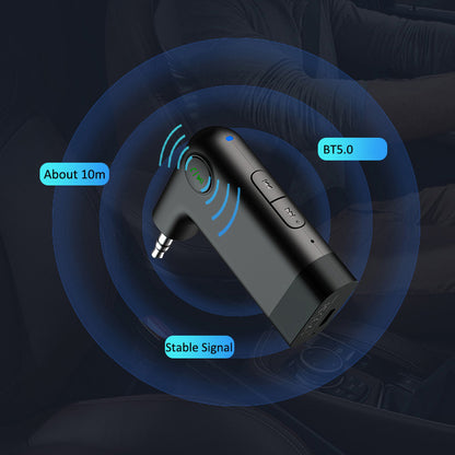 LOHEE S-18 Bluetooth Aux Receiver Bluetooth 5.0 Music Player Car Wireless Audio Receiver Bluetooth Adapter