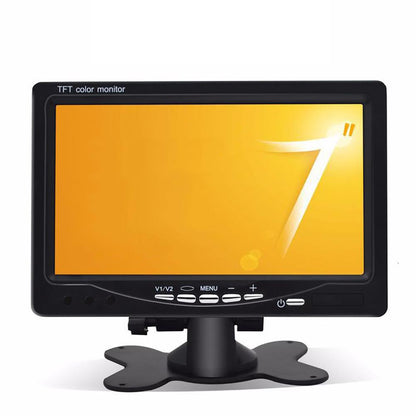 RH-701A 7" LCD Video Display Screen Monitor with Rear View Backup Car Camera Parking and Reverse System Kit for Vehicles