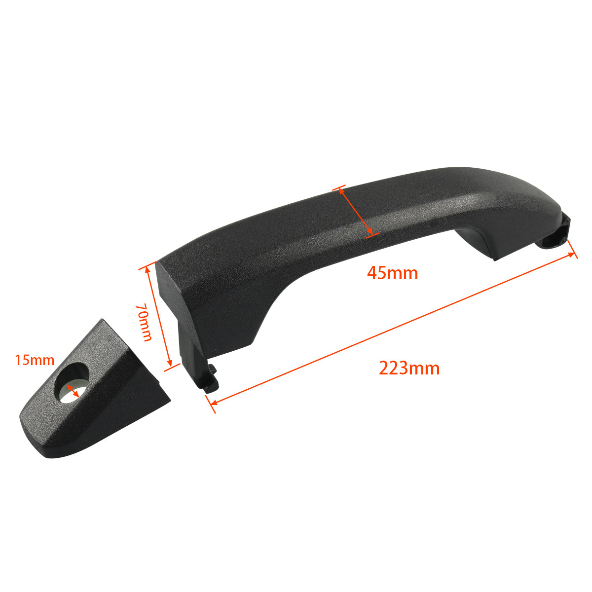 A5982-01 Car Outer Front-left Door Replacement Accessory Pull Handle, OE: 22923605, 22929464